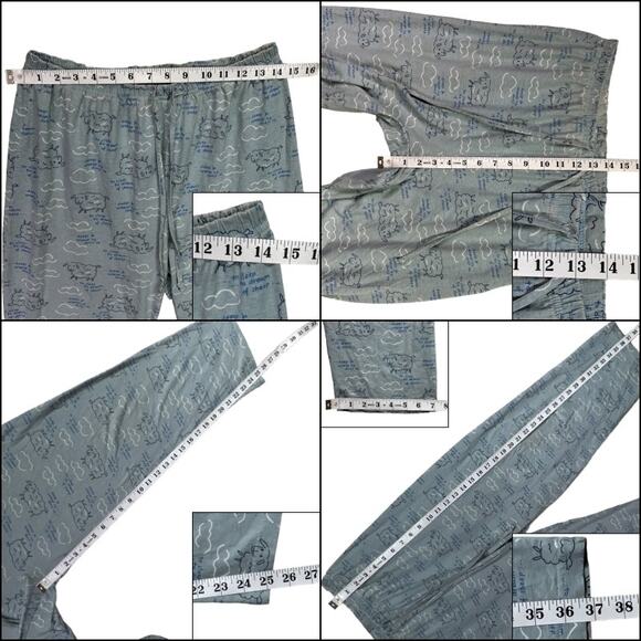 Jenni 2PC Counting Sheep Pajama Lounge Set 100% Cotton Blue White Size S - Picture 16 of 16